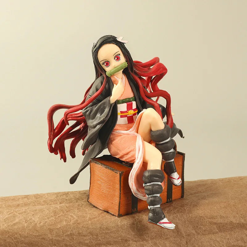 15cm Demon Slayer Kamado Nezuko Action Figure - Collectible Anime Figurine