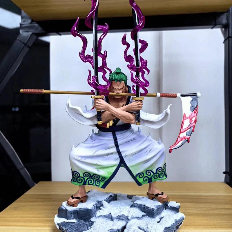 π΄ββ οΈ One Piece Roronoa Zoro GK Action Figure β Three Sword Style Warrior (31cm)